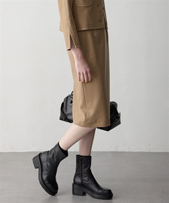 49AV JUNKO SHIMADA ウールジャージー配色ステッチタイトスカート_subthumb_7