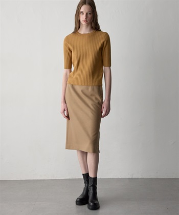 49AV JUNKO SHIMADA ウールジャージー配色ステッチタイトスカート_subthumb_10