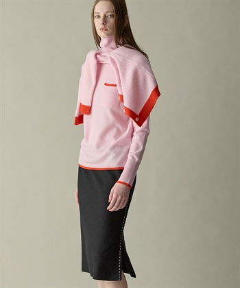 49AV JUNKO SHIMADA ウールジャージー配色ステッチタイトスカート_subthumb_15