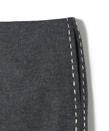 49AV JUNKO SHIMADA ウールジャージー配色ステッチタイトスカート_subthumb_22