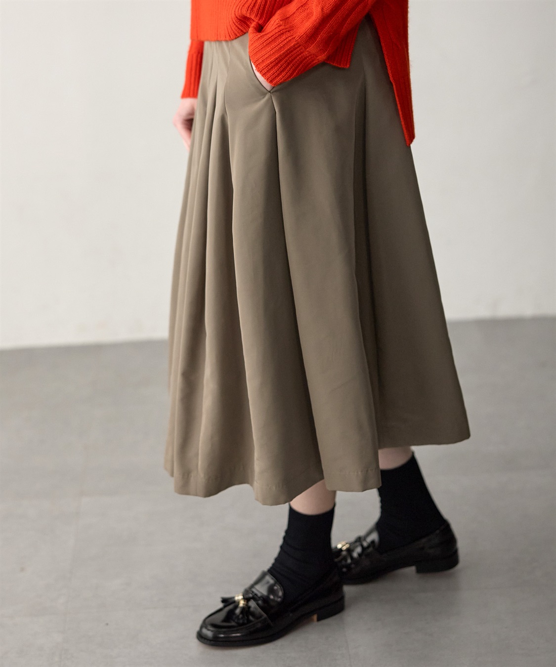 49AV JUNKO SHIMADA ライトウェザーフレアスカート_sub_4