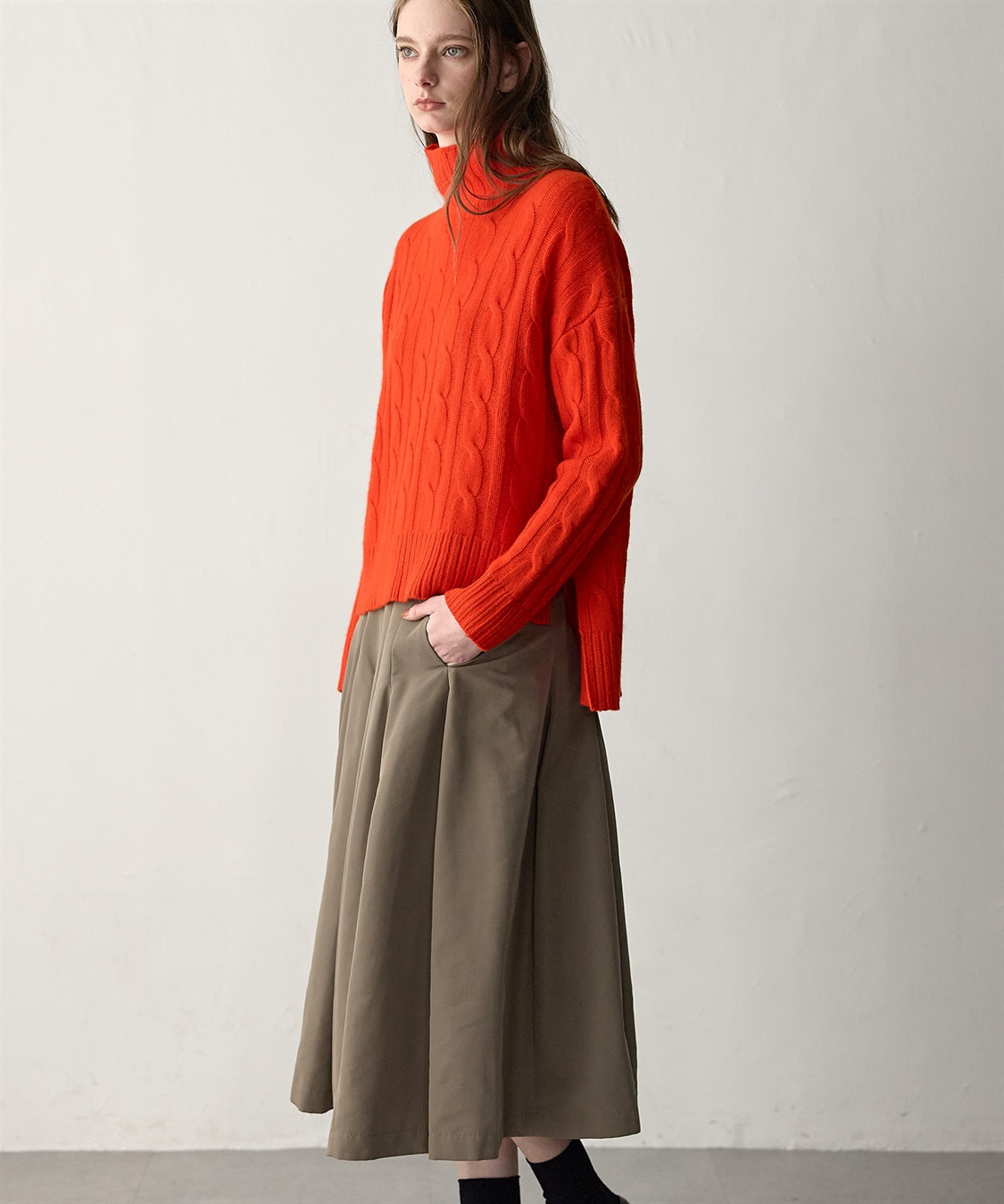 49AV JUNKO SHIMADA ライトウェザーフレアスカート_sub_8