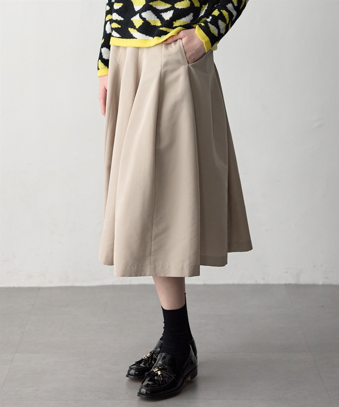49AV JUNKO SHIMADA ライトウェザーフレアスカート_sub_12
