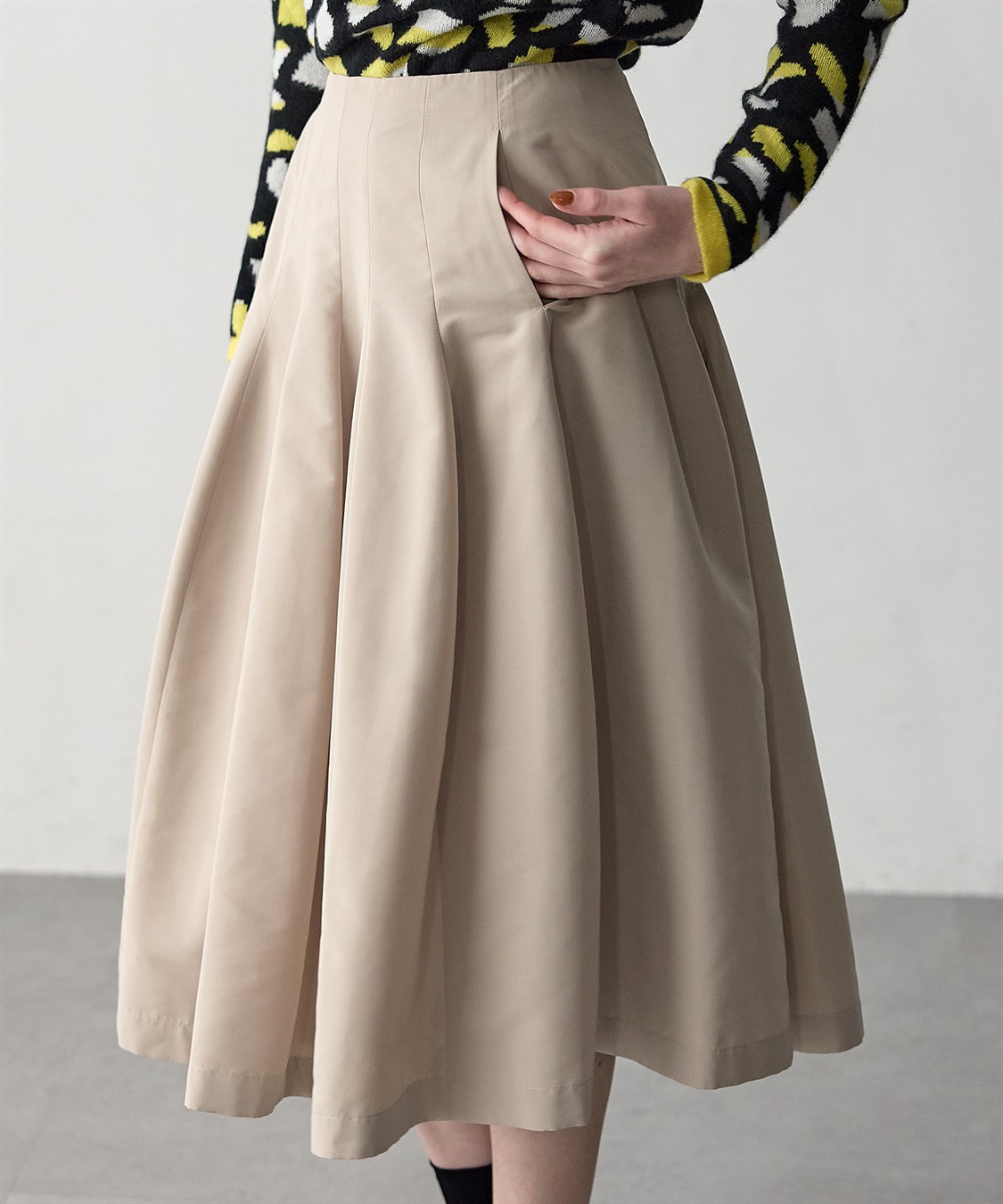 49AV JUNKO SHIMADA ライトウェザーフレアスカート_sub_14