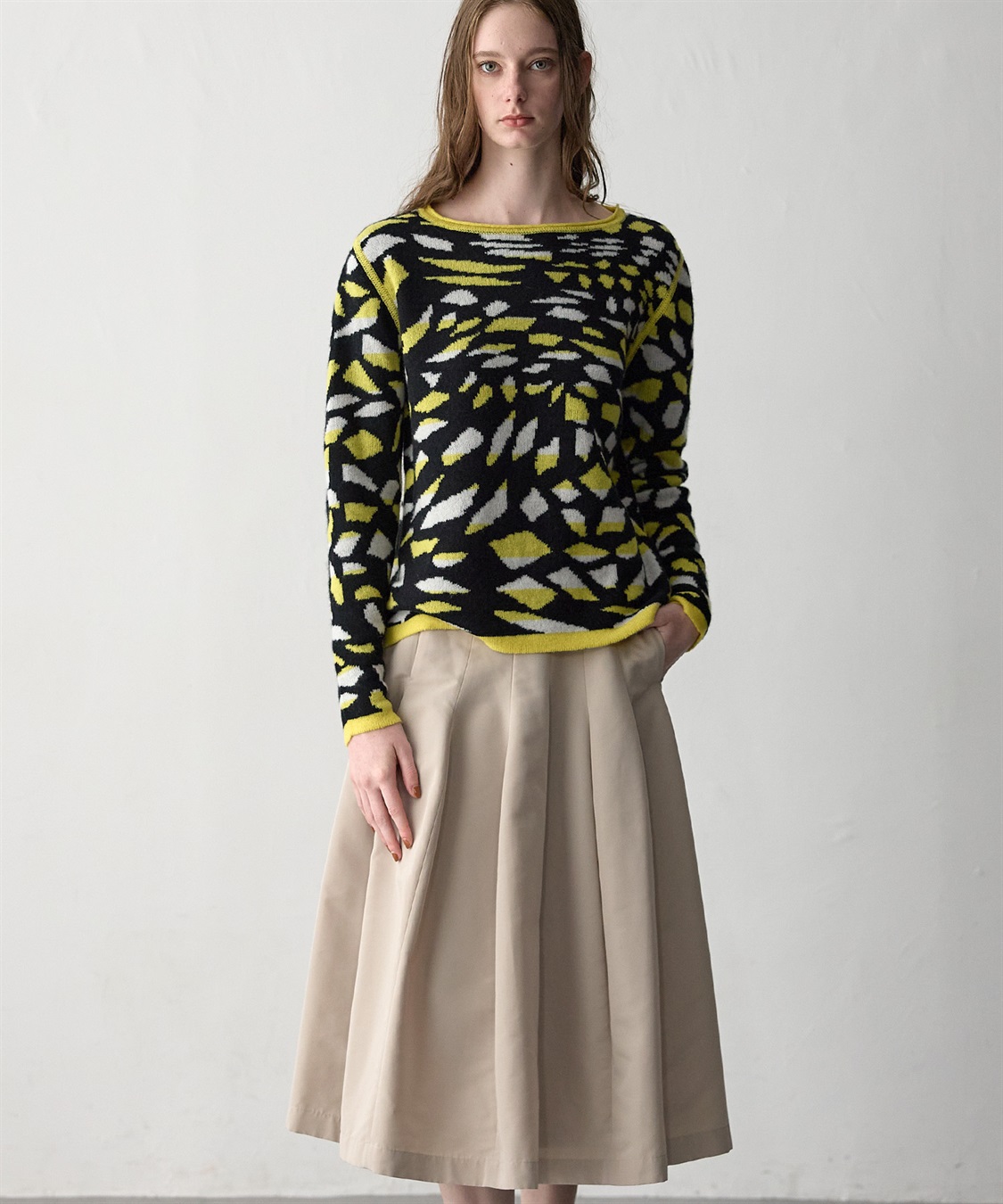 49AV JUNKO SHIMADA ライトウェザーフレアスカート_sub_17