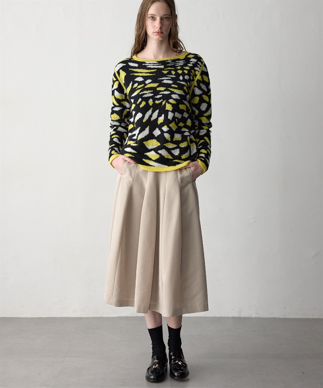 49AV JUNKO SHIMADA ライトウェザーフレアスカート_sub_18