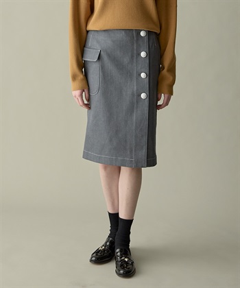 デニムラップタイトスカート 49AV JUNKO SHIMADA｜クロスプラス公式