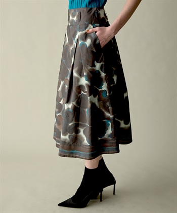 49AV JUNKO SHIMADA ペイントフラワータフタスカート_subthumb_2