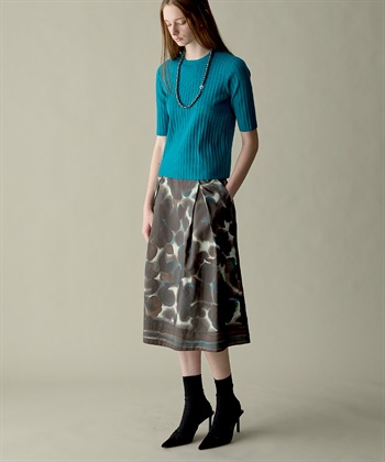 49AV JUNKO SHIMADA ペイントフラワータフタスカート_subthumb_8