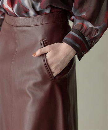 49AV JUNKO SHIMADA ゴートレザーフレアスカート_subthumb_4