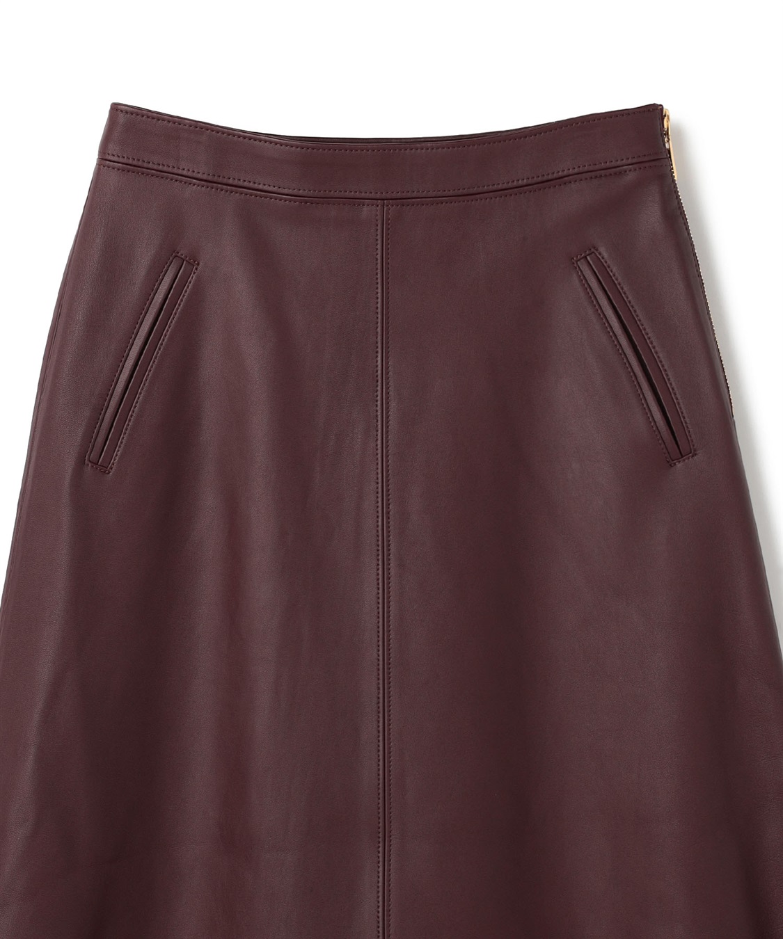 49AV JUNKO SHIMADA ゴートレザーフレアスカート_sub_18