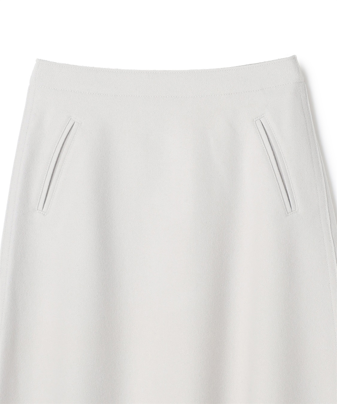 49AV JUNKO SHIMADA ウールメルトン台形スカート_sub_2