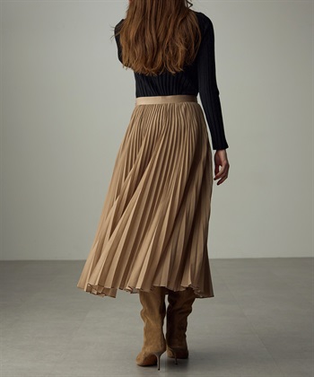 49AV JUNKO SHIMADA 【YEAR END SALE】スパンボイルアコーディオンプリーツロングスカート_subthumb_8