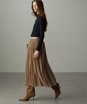 49AV JUNKO SHIMADA 【YEAR END SALE】スパンボイルアコーディオンプリーツロングスカート_subthumb_12