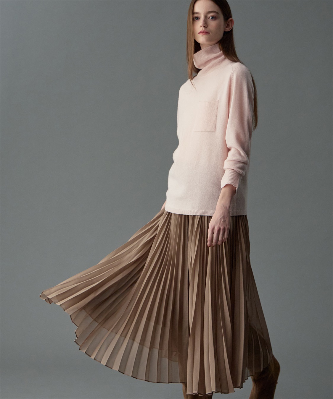 49AV JUNKO SHIMADA 【YEAR END SALE】スパンボイルアコーディオンプリーツロングスカート_sub_15