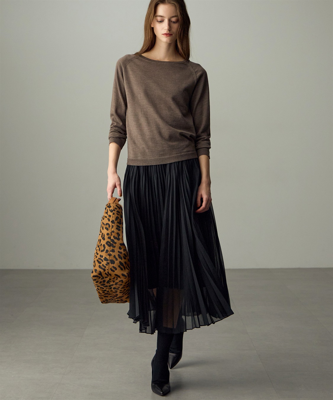 49AV JUNKO SHIMADA 【YEAR END SALE】スパンボイルアコーディオンプリーツロングスカート_sub_20