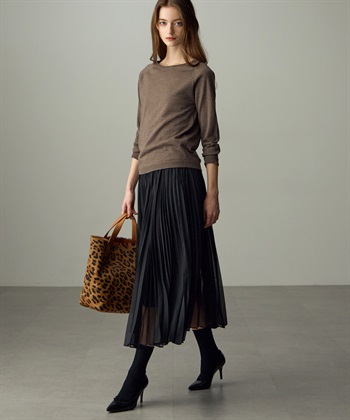 49AV JUNKO SHIMADA 【YEAR END SALE】スパンボイルアコーディオンプリーツロングスカート_subthumb_22