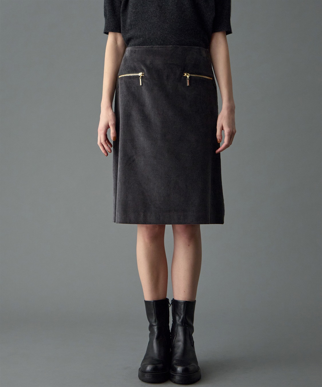 49AV JUNKO SHIMADA 【YEAR END SALE】ストレッチコーデュロイスカート_sub_2