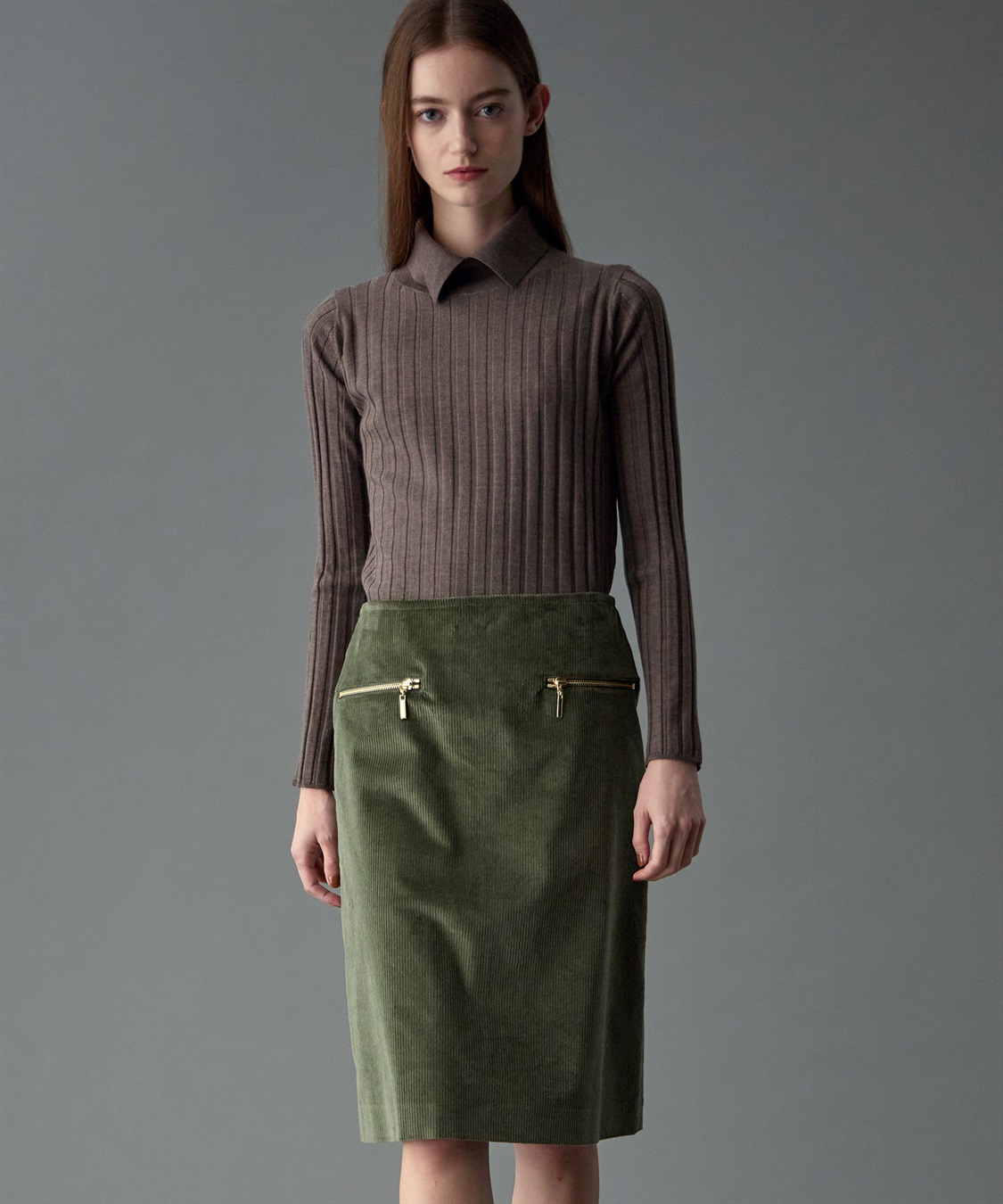 49AV JUNKO SHIMADA 【YEAR END SALE】ストレッチコーデュロイスカート_sub_10