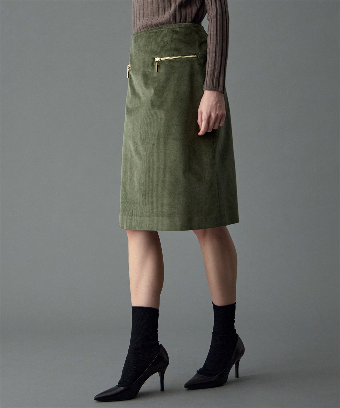 49AV JUNKO SHIMADA 【YEAR END SALE】ストレッチコーデュロイスカート_sub_12