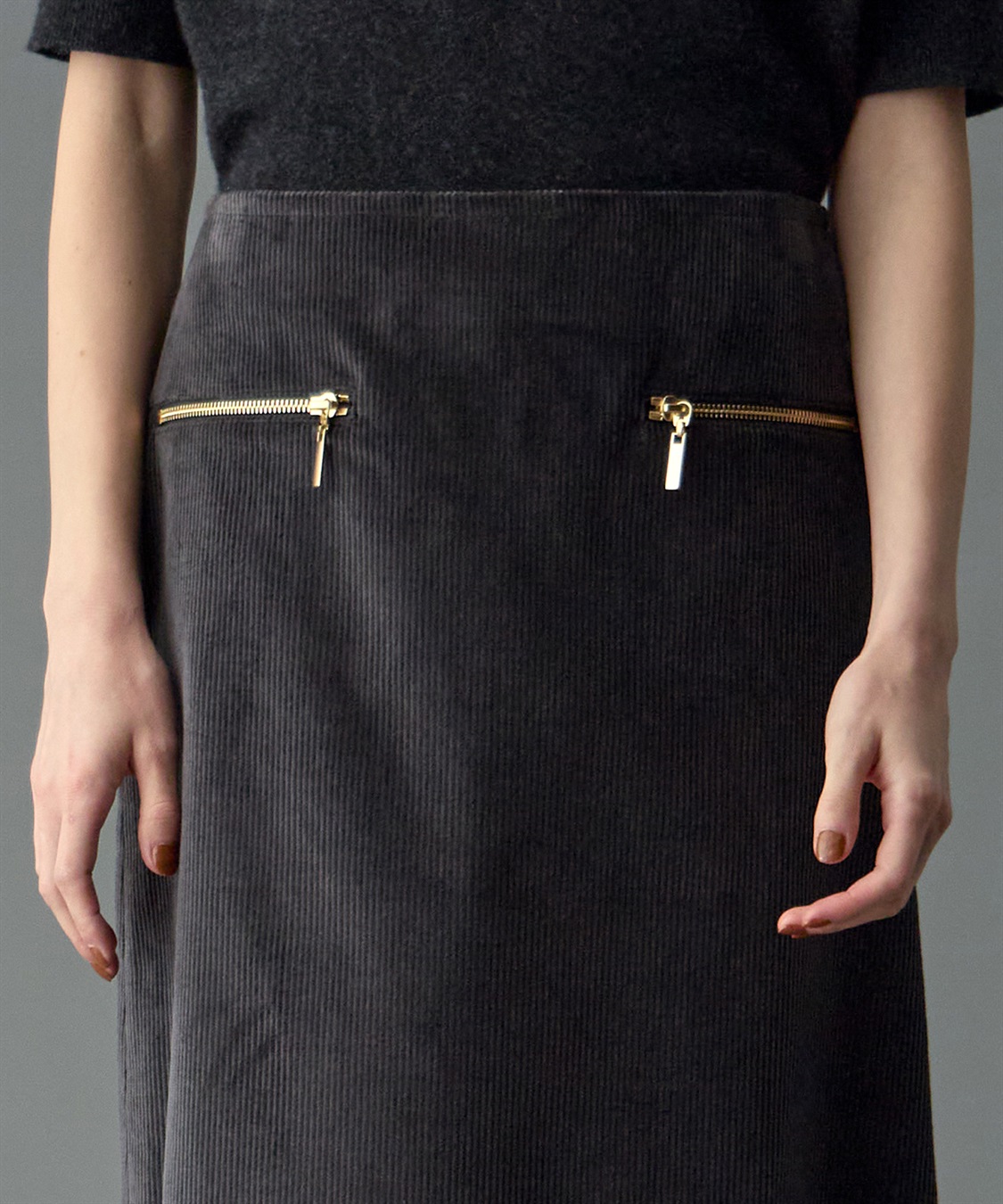 49AV JUNKO SHIMADA 【YEAR END SALE】ストレッチコーデュロイスカート_sub_19