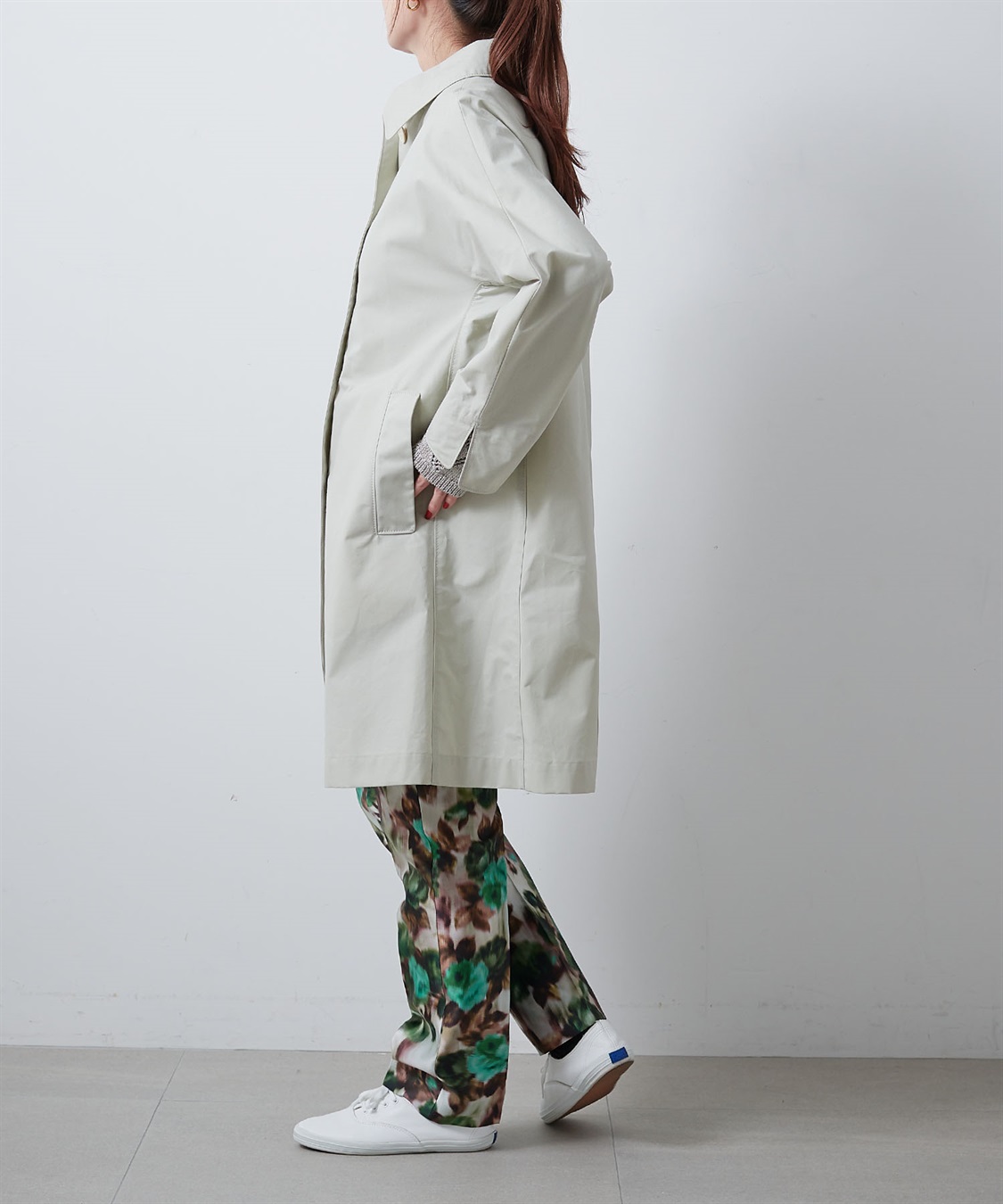 49AV JUNKO SHIMADA トレンチコート 38新品未使用 ストール付 ギャバジントレンチコート 49AV JUNKO SHIMADA｜クロスプラス公式通販