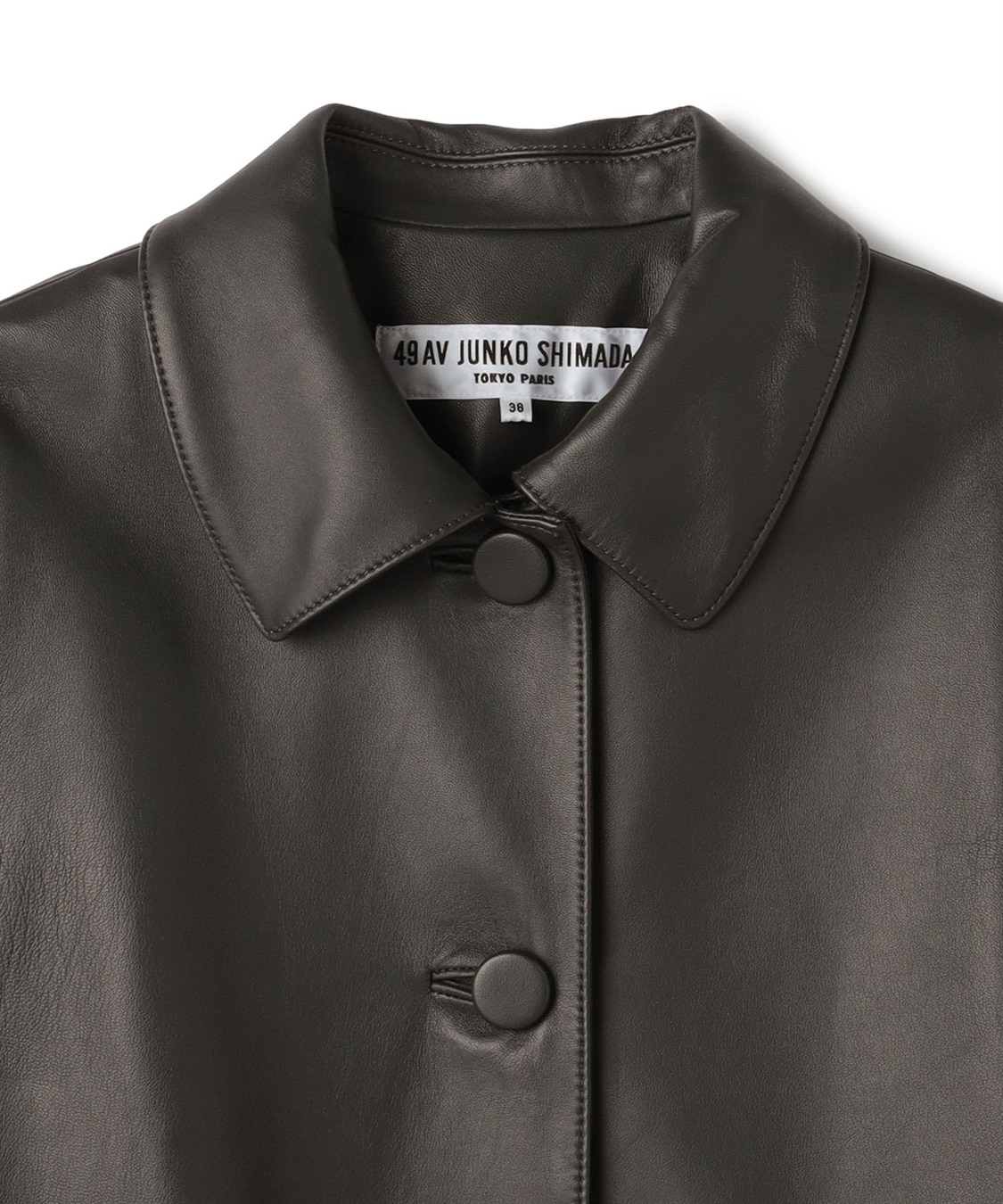 49AV JUNKO SHIMADA レザーロングコート_sub_3
