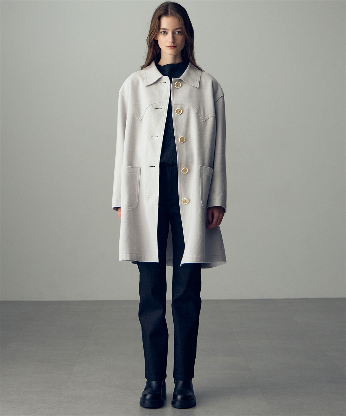 49AV JUNKO SHIMADA 【YEAR END SALE】ミディ丈メルトンコート_sub_11