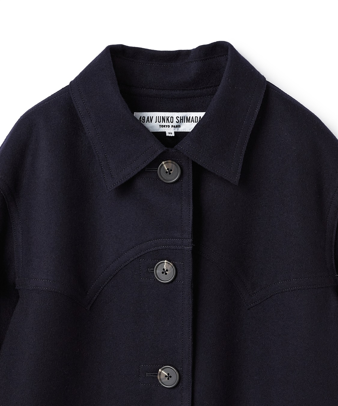 49AV JUNKO SHIMADA 【YEAR END SALE】ミディ丈メルトンコート_sub_16