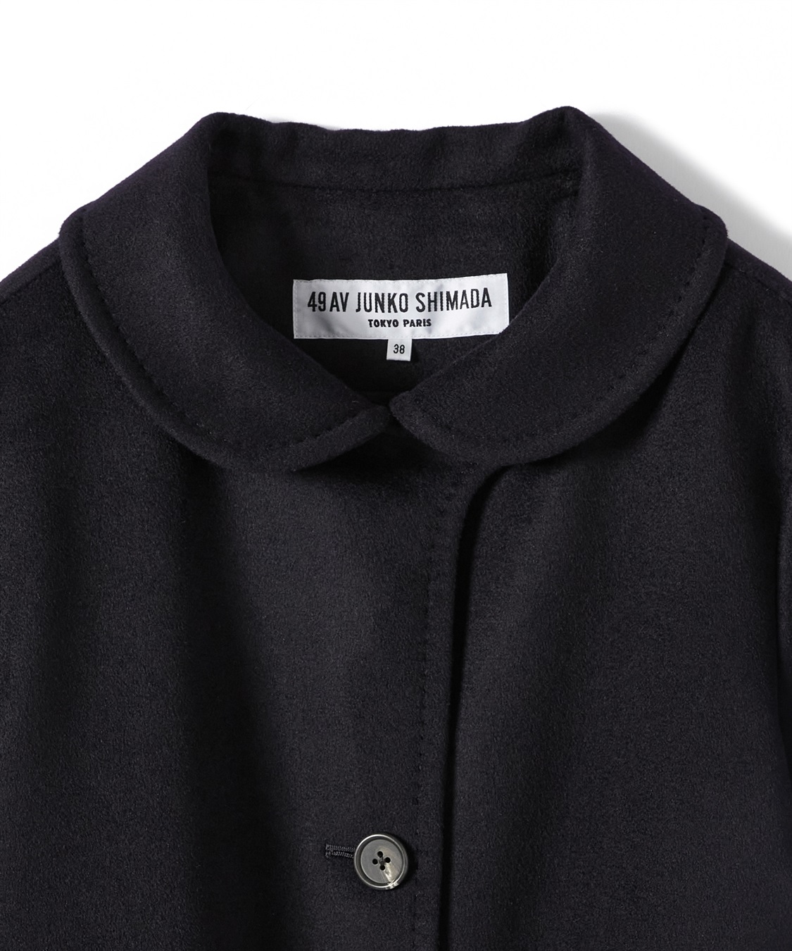 丸襟ロングコート 49AV JUNKO SHIMADA｜クロスプラス公式通販サイト