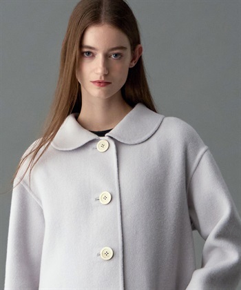 49AV JUNKO SHIMADA 【YEAR END SALE】丸衿ウール混ロング丈コート_subthumb_10