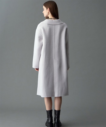 49AV JUNKO SHIMADA 【YEAR END SALE】丸衿ウール混ロング丈コート_subthumb_11