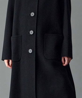 49AV JUNKO SHIMADA 【YEAR END SALE】丸衿ウール混ロング丈コート_subthumb_17