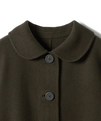 49AV JUNKO SHIMADA 【YEAR END SALE】丸衿ウール混ロング丈コート_subthumb_22