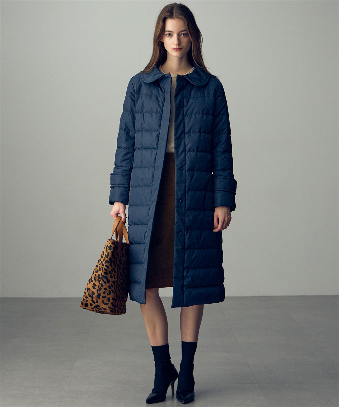 49AV ジュンコシマダ　軽量ダウンロングコート　ダウン90% ロング丈ダウンコート 49AV JUNKO SHIMADA｜クロスプラス公式通販サイト