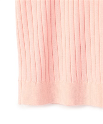 現行✨新品タグ付✨ebure リブニット ウール クルーネック ピンク 薄手 M BATEAUX DE SHIPS: ブラッシュド クルーネック プルオーバー ニット