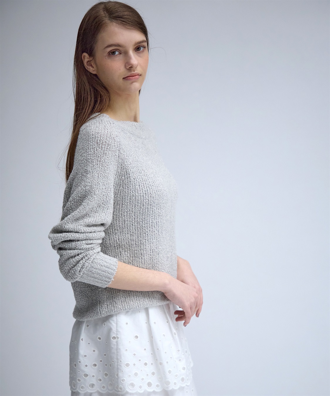 TIME SALE】クルーネックパイルニット 49AV JUNKO SHIMADA｜クロス
