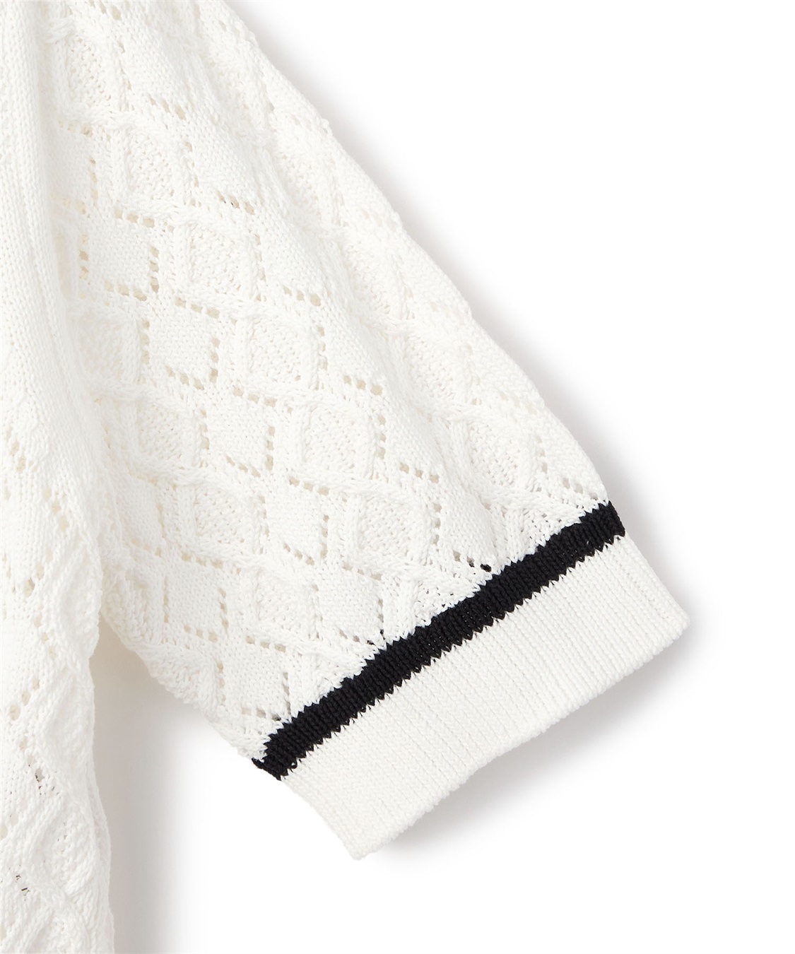 49AV JUNKO SHIMADA レース編みVネックニット_sub_3