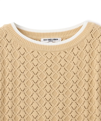 49av ジュンコシマダ　半袖ニットセットアップ 49av ジュンコシマダ 半袖ニットセットアップ