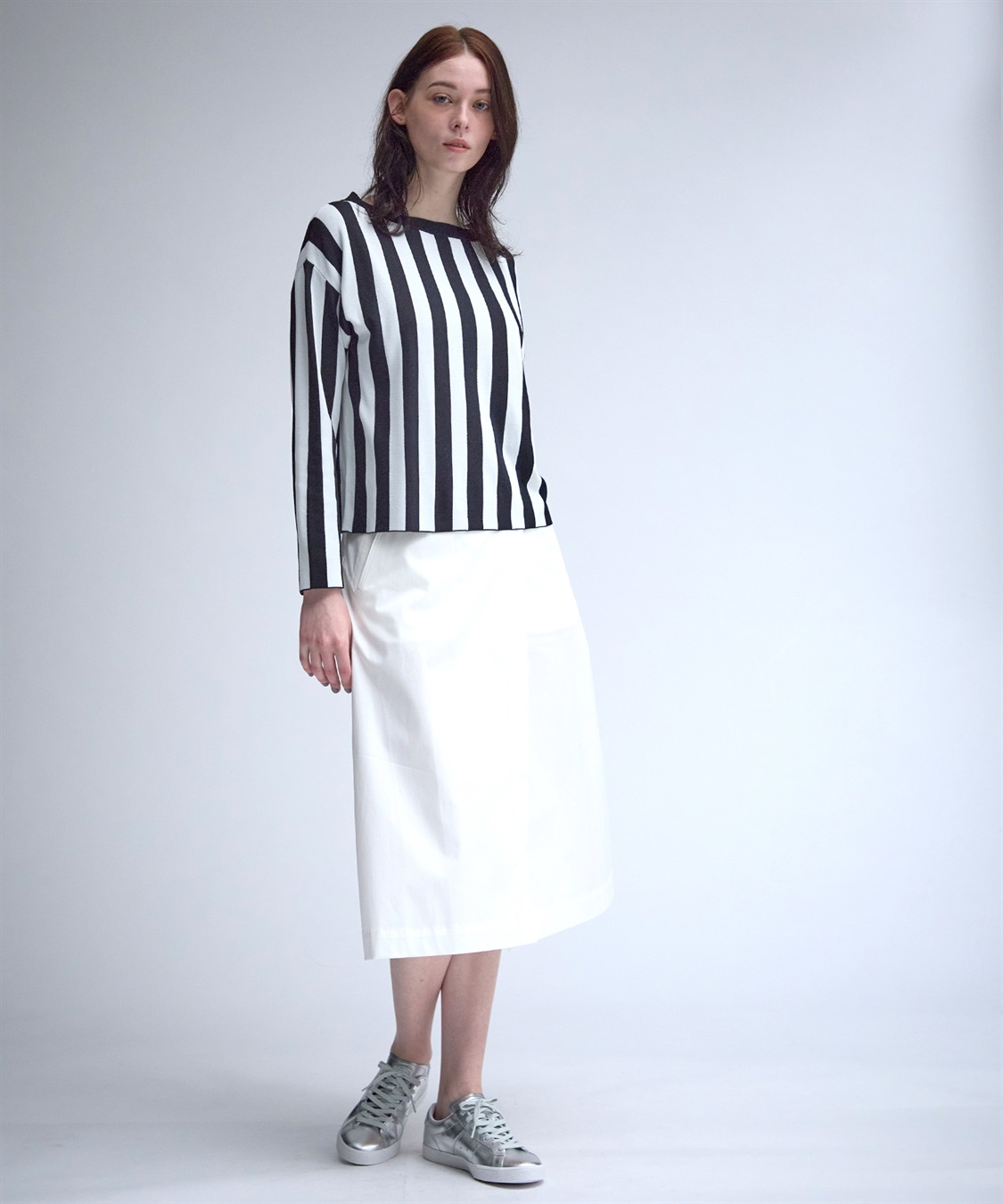 49AV JUNKO SHIMADA 【TIME SALE】ストライプ柄ボートネックニット_sub_9