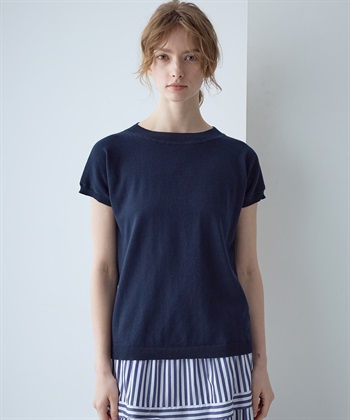 49AV JUNKO SHIMADA 【WEB限定】コットン半袖ニット_subthumb_2