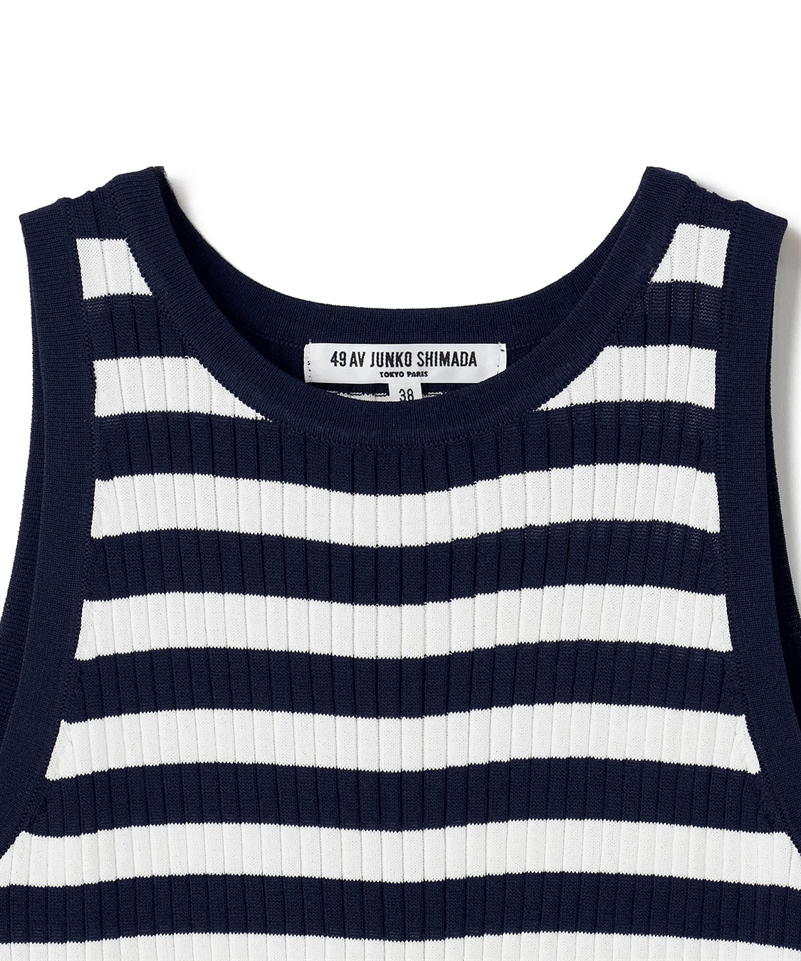49AV JUNKO SHIMADA レーヨン混リブニットタンクトップ_sub_2