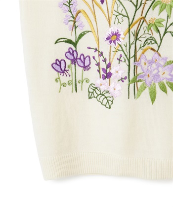 49AV JUNKO SHIMADA フラワー刺しゅうタートルニットプルオーバー_subthumb_4