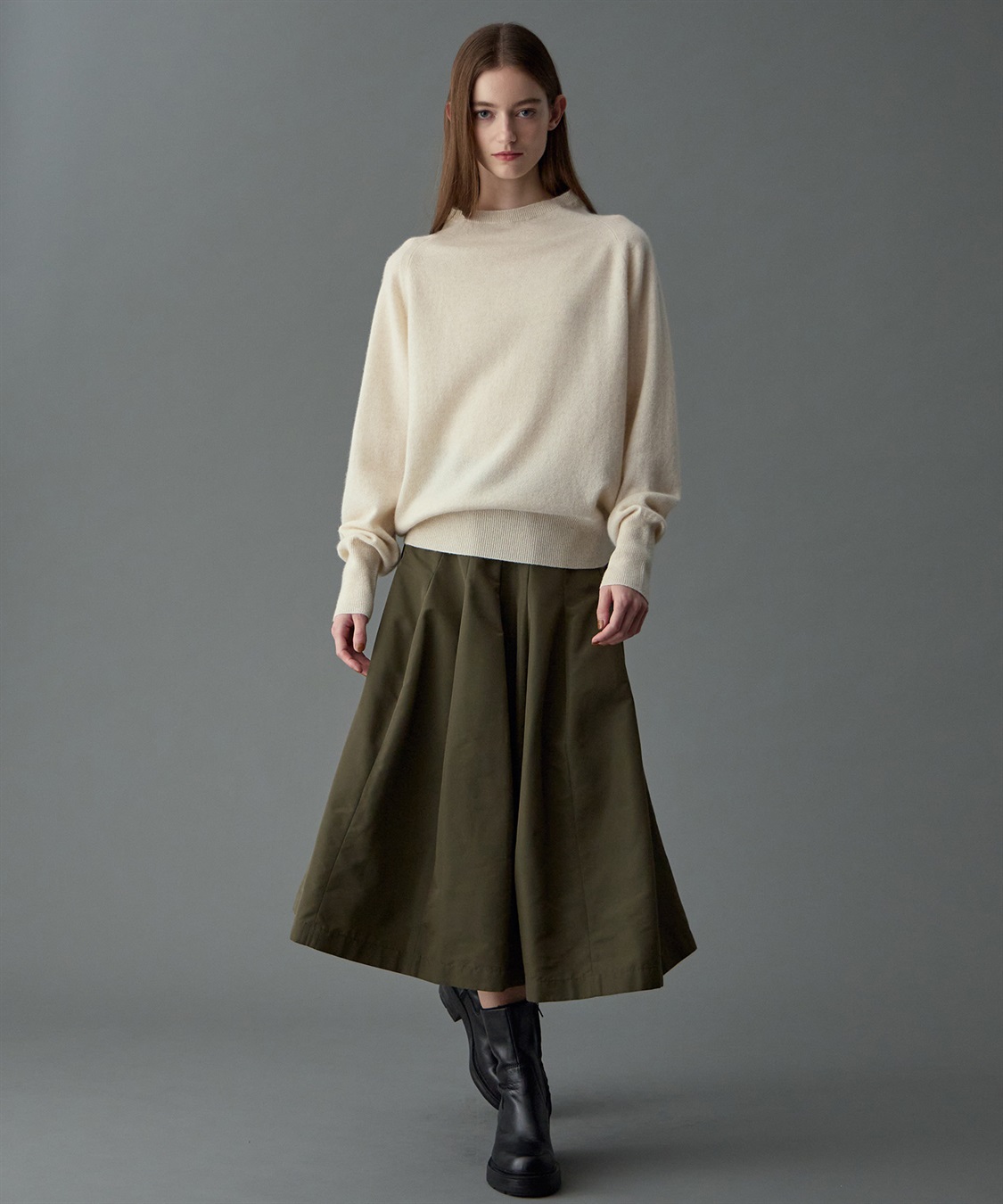 49AV JUNKO SHIMADA オフハイネックカシミヤニット_sub_8