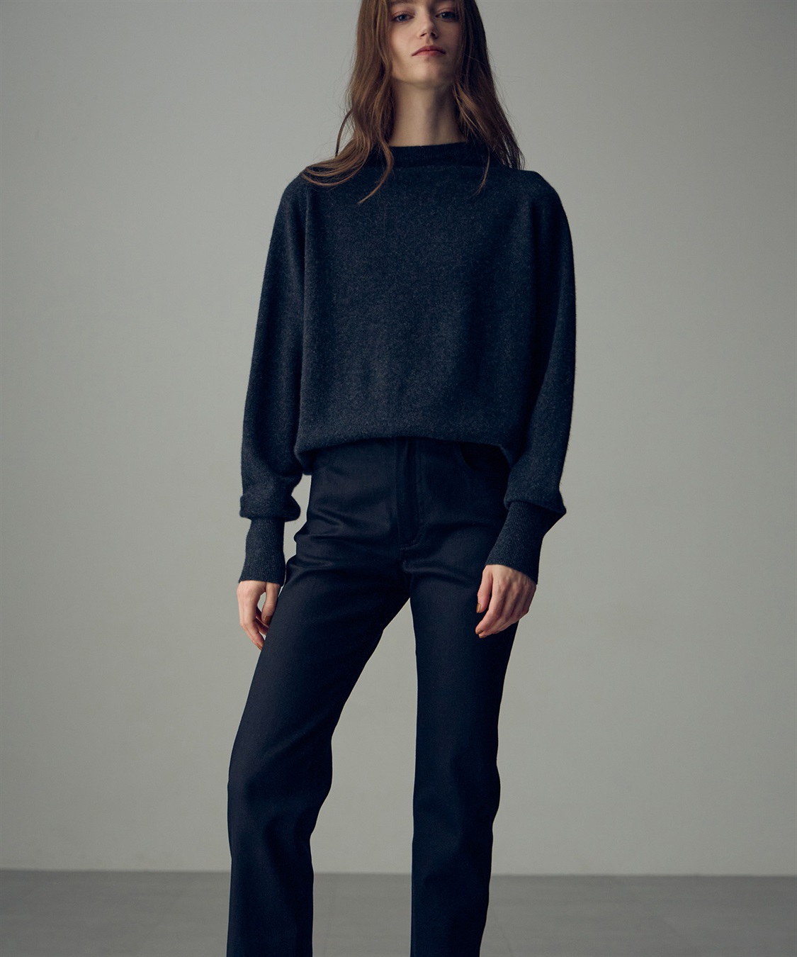 49AV JUNKO SHIMADA オフハイネックカシミヤニット_sub_14