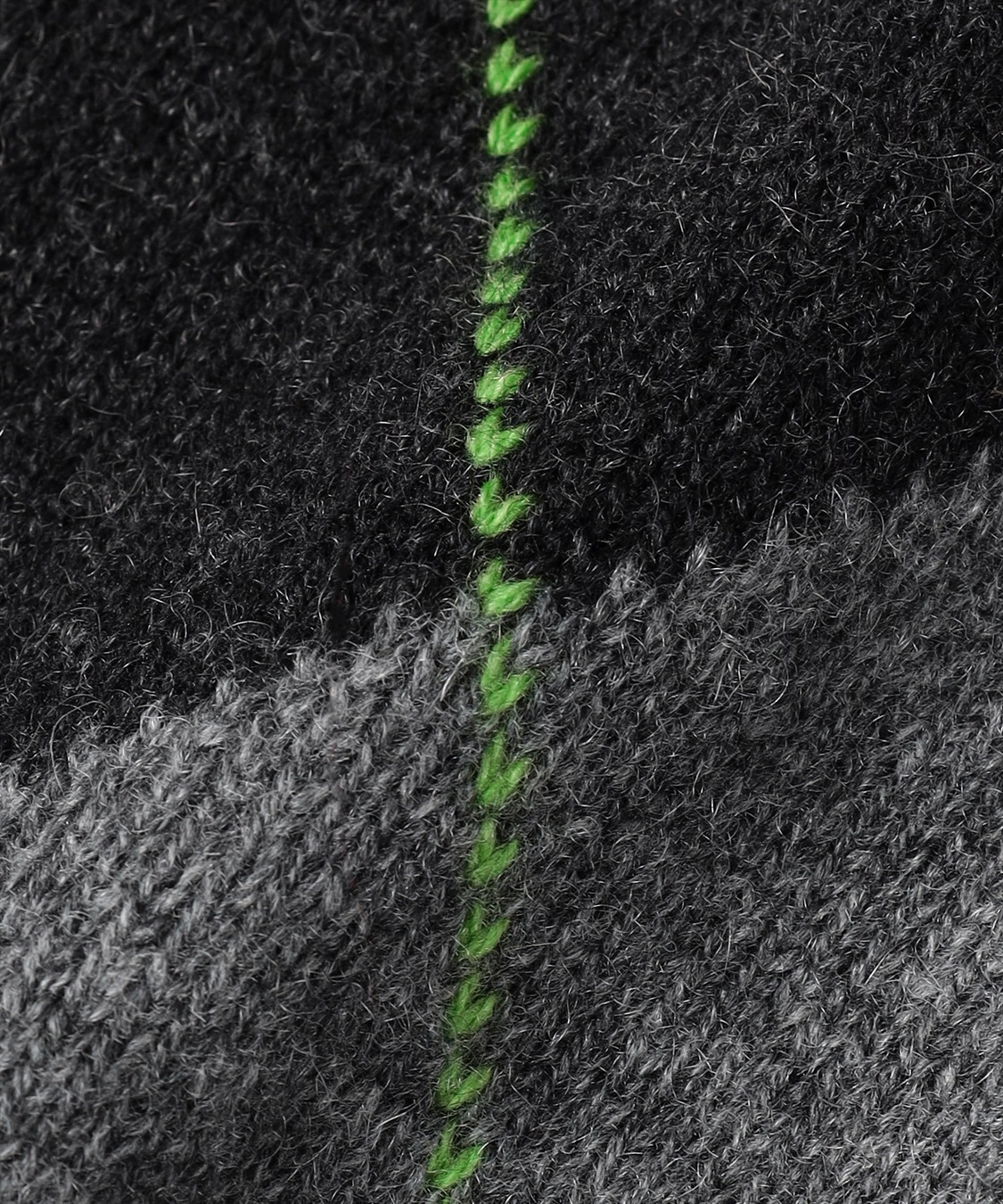 49AV JUNKO SHIMADA アーガイル柄ロングスリーブクルーネックニット_sub_6