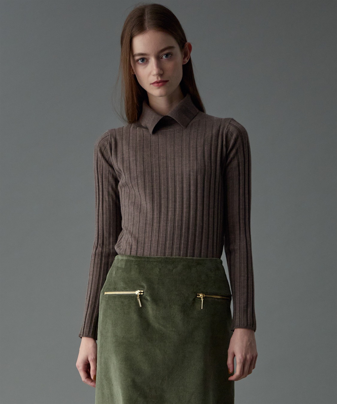 49AV JUNKO SHIMADA 【YEAR END SALE】キャッシュウール衿付きニット_sub_12