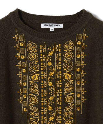 49AV JUNKO SHIMADA エンブロイダリーニットプルオーバー_subthumb_2