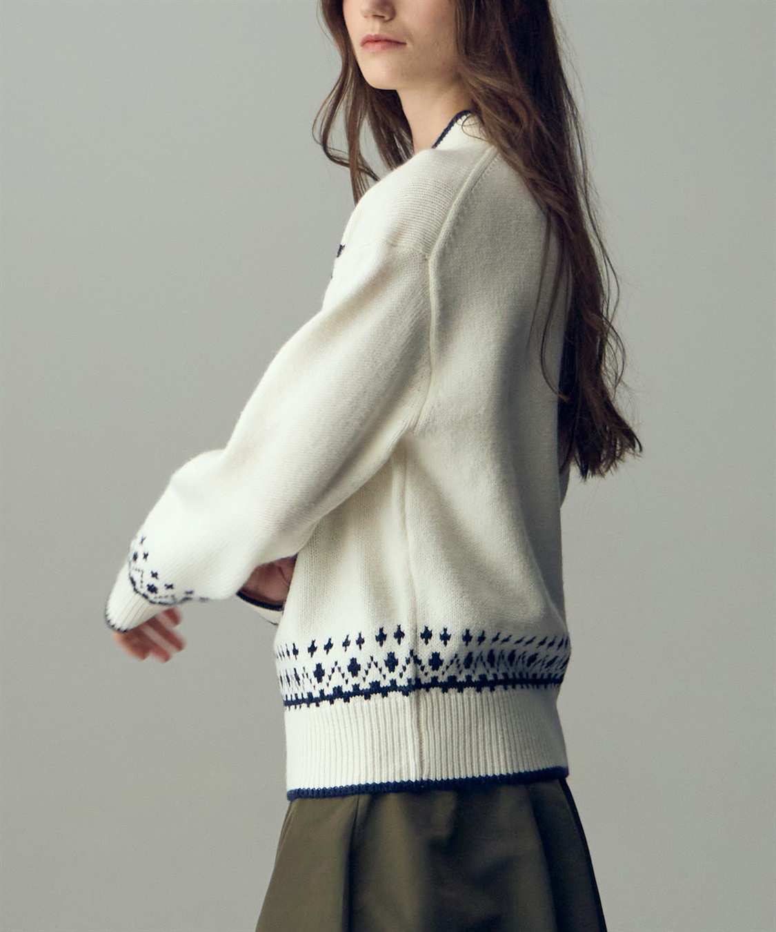 49AV JUNKO SHIMADA 【YEAR END SALE】長袖ジャカードニットプルオーバー_sub_5