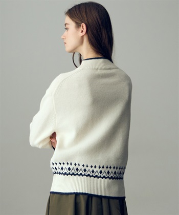 49AV JUNKO SHIMADA 【YEAR END SALE】長袖ジャカードニットプルオーバー_subthumb_6